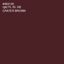 #4B2126 - Crater Brown Color Image